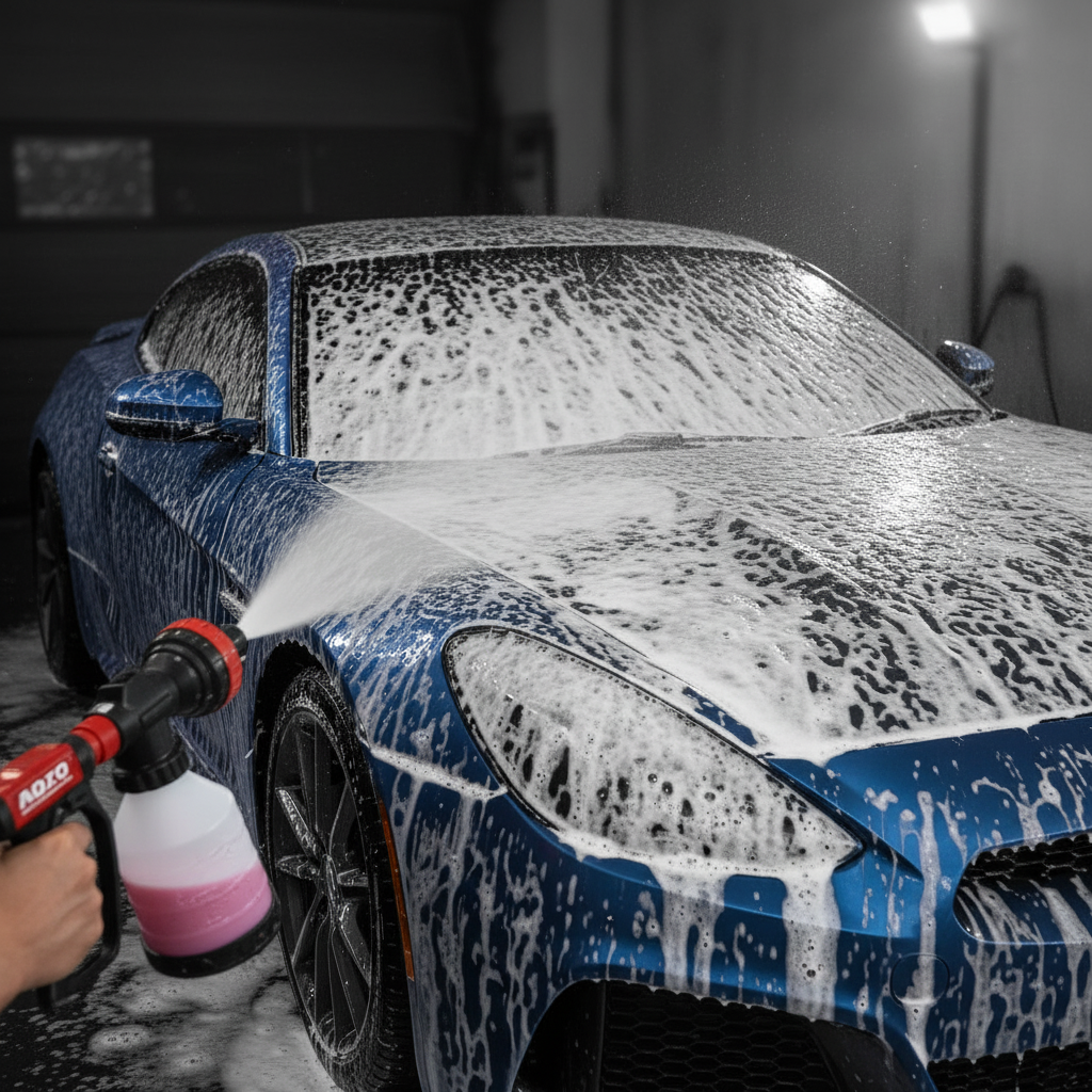 01 – Vorreinigung & Snow Foam