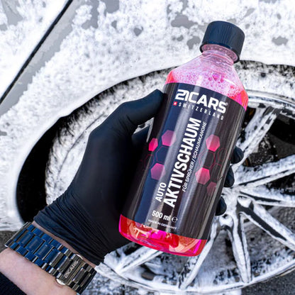 Auto Aktivschaum Reiniger 500 ml | Himbeere – 21CARS®