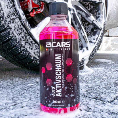 Auto Aktivschaum Reiniger 500 ml | Himbeere – 21CARS®