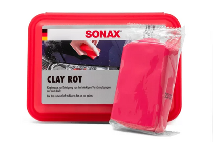 SONAX Clay rot 200g - Reinigungsknetmasse scharf