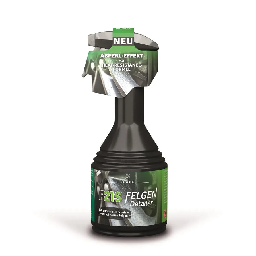 Dr Wack P21S Felgenpflege Set mit Felgenreiniger Detailer Reifen-Glanz und Mikrofasertüchern