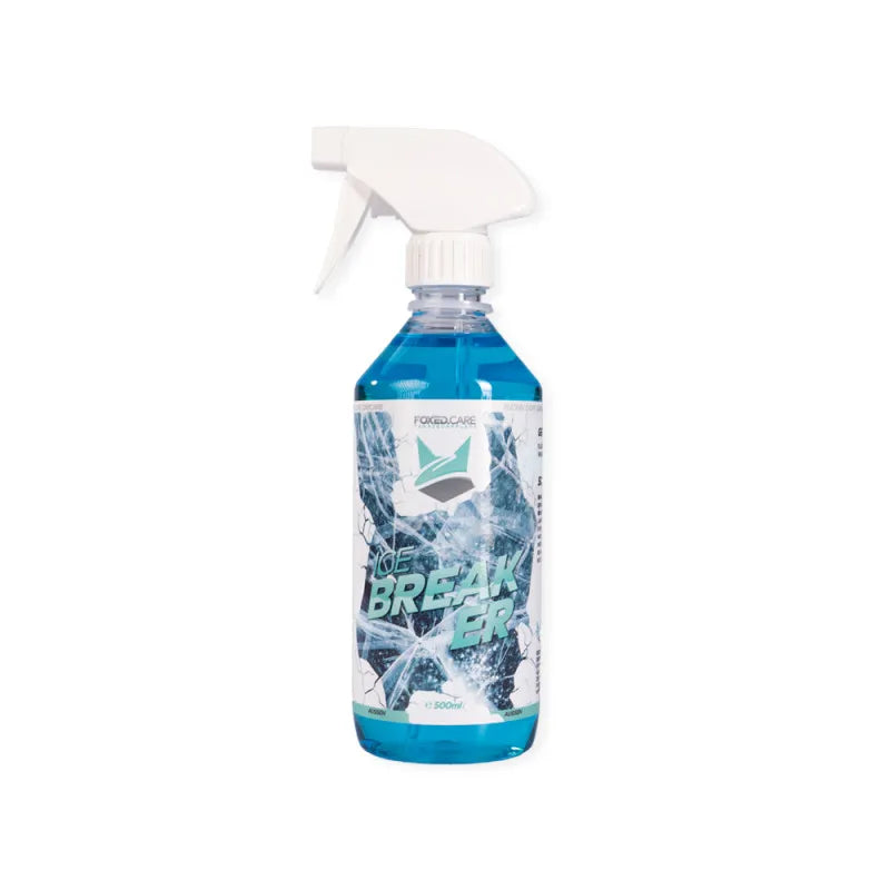 FoxedCare Ice Breaker Scheibenenteiser 500ml entfernt Eis schnell und schützt Gummi und Kunststoff im Winter