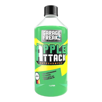 Garage Freaks Autoshampoo 1L pH neutral stark schäumend Auto Shampoo Apfel Duft für Handwäsche