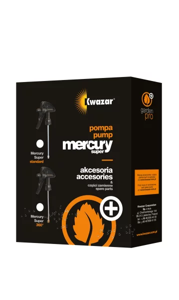 Kwazar Mercury Super 360 Double Action Sprühkopf Zubehör