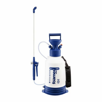 Kwazar Orion Foamer 6L Drucksprüher Alka Line
Kwazar Foamer Anwendung Snow Foam Vorwäsche Auto
Kwazar Schaumsprüher Detail Glasfaserlanze Tank
Kwazar Foamer Ergebnis dicker Schaum Auto Reinigung