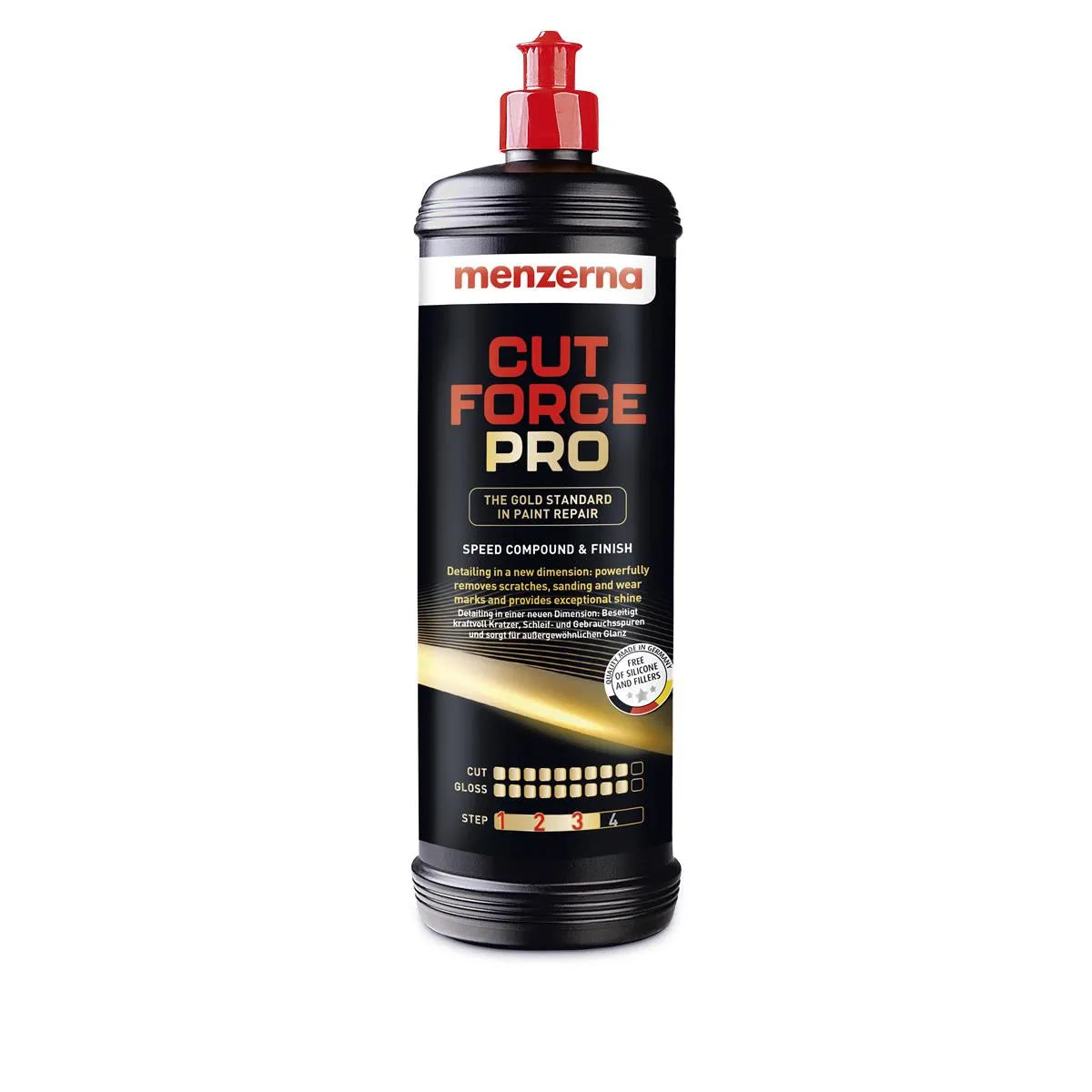 Menzerna Cut Force Pro Anwendung Kratzer entfernen Auto
Heavy Cut Politur Lackaufbereitung Ergebnis vorher nachher
Autopolitur Maschine Kratzer entfernen Detail Anwendung
Menzerna Politur Heavy Cut Lackkorrektur Ergebnis