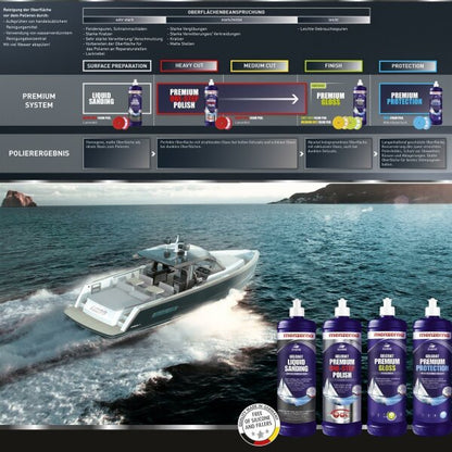 Menzerna Gelcoat Premium Gloss Anwendung Hochglanz
Hochglanz Politur Ergebnis Auto Lack Spiegelglanz
Feinpolitur Gelcoat Oberfläche Glanz Ergebnis
Menzerna Finish Politur Anwendung Detail Ergebnis