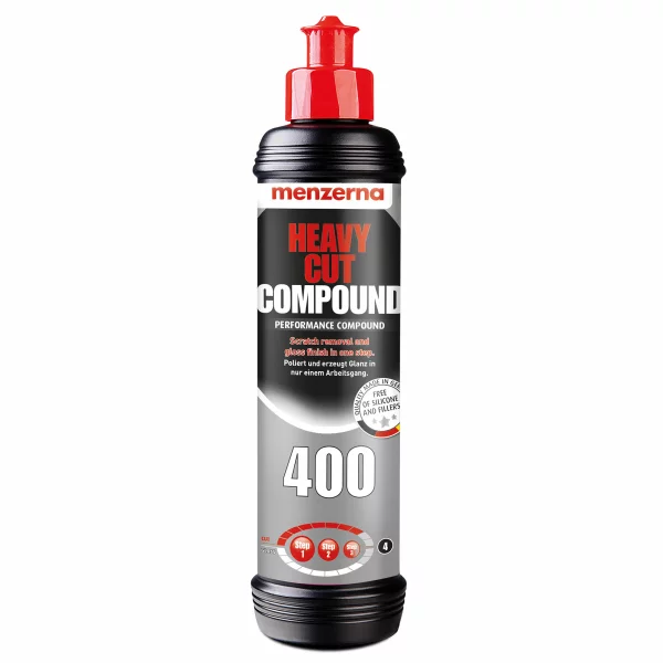 Menzerna Heavy Cut 400 Politur für Auto Lack Kratzerentfernung 250 ml 