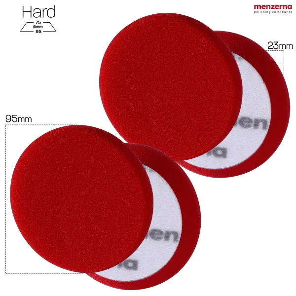 Menzerna Heavy Cut Foam Pad Anwendung Kratzer entfernen Auto
Polierpad hart Heavy Cut Anwendung Lackaufbereitung
Auto Kratzer entfernen Polierpad Maschine Anwendung
Menzerna Polierpad rot 150mm Detail Anwendung Ergebnis
