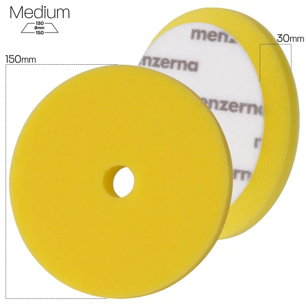 Menzerna Medium Cut Pad Anwendung Auto Lack Step 2