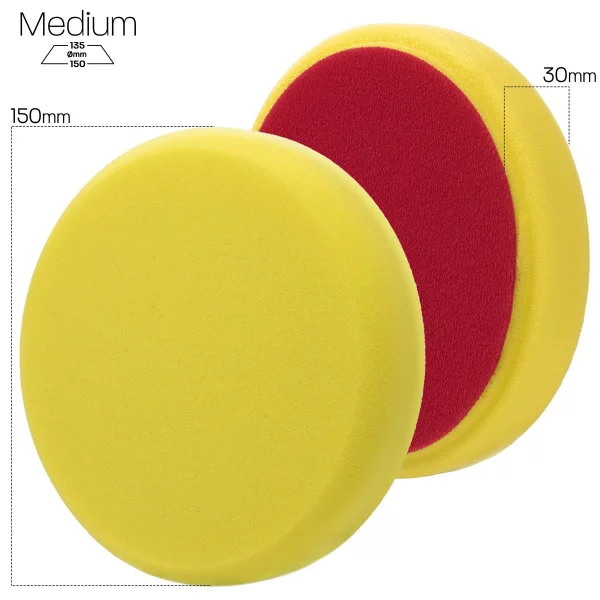 Menzerna Medium Cut Pad Standard 150mm Anwendung Auto
