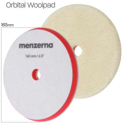 Menzerna Orbital Wool Pad 165mm Anwendung Auto Polieren