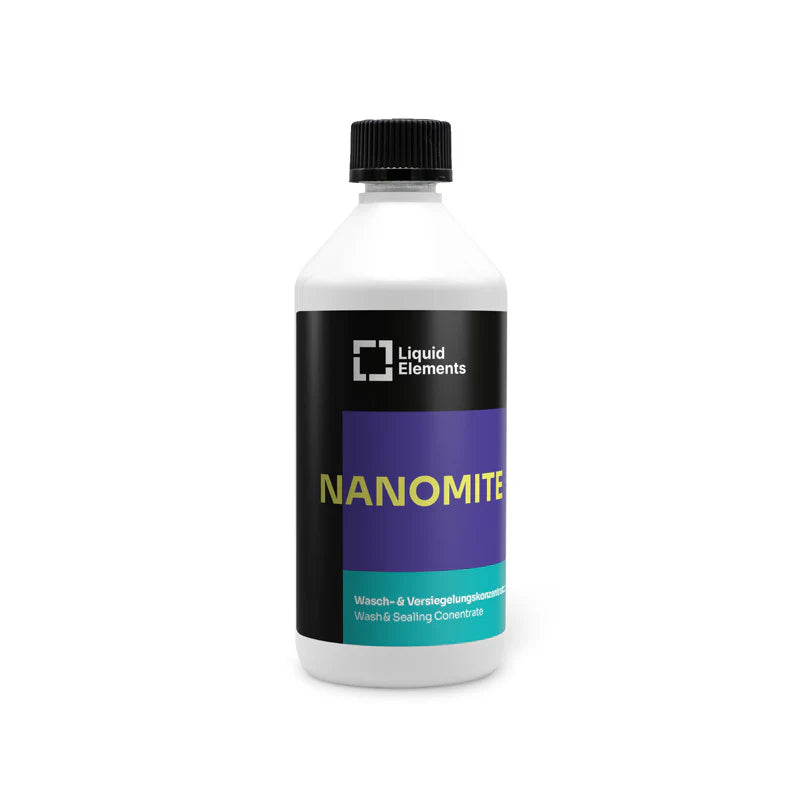 Nanomite Waschzusatz Auto Versiegelung Anwendung
Auto Shampoo Zusatz Glanz Schutz Lackpflege
Versiegelung beim Waschen hydrophober Effekt Auto
Auto Pflege Ergebnis Glanz Wasser perlt ab