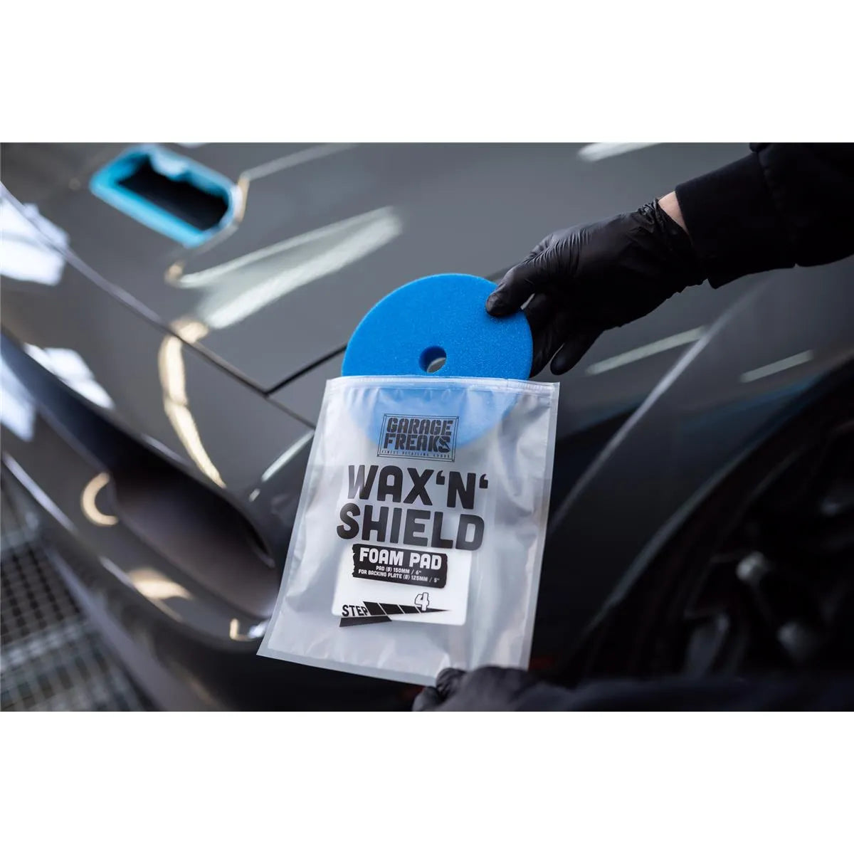 Polierpad Auto Versiegelung Wax Pad blau weich