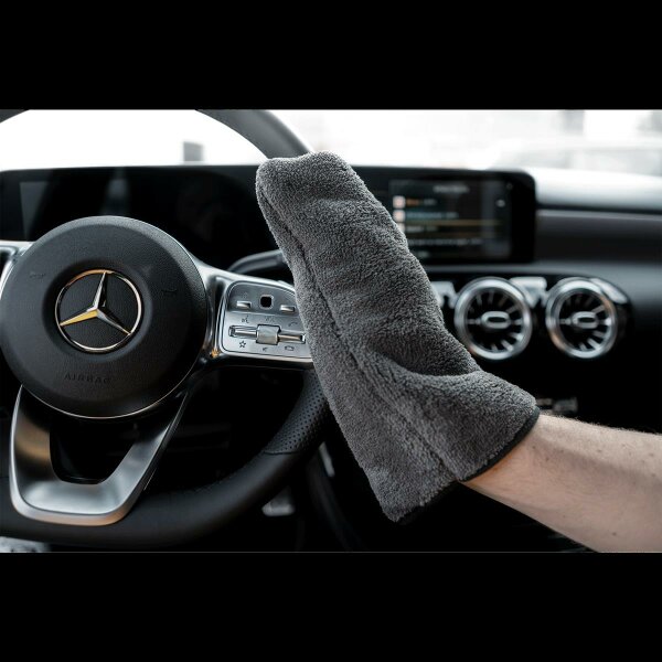 auto detailing handschuh mikrofaser detailarbeit