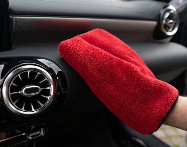 auto handschuh detailing für embleme lüftung