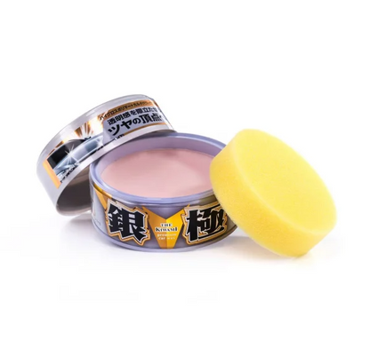 Soft99 Extreme Gloss Wax The Kiwami Light, Carnauba Autowachs Lackversiegelung mit Schwamm, 200g
