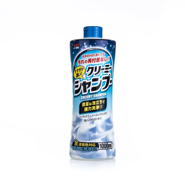 Soft99 Neutral Shampoo Creamy, Autoshampoo Autowäsche, pH-neutral, Pfefferminz Duft, 1 l