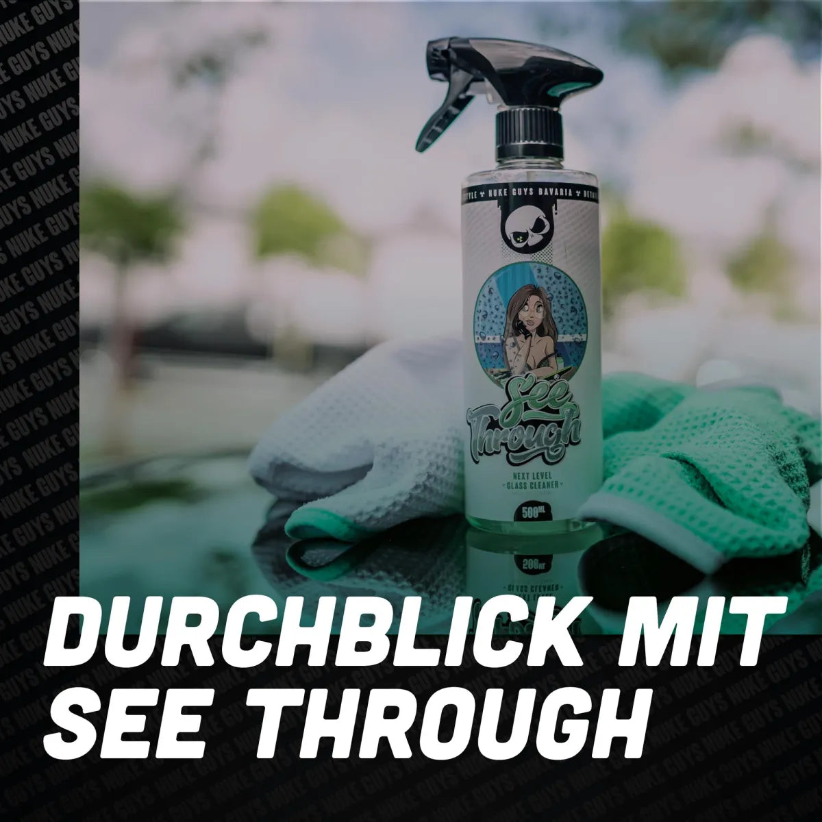 glasreiniger auto detailing ohne schlieren