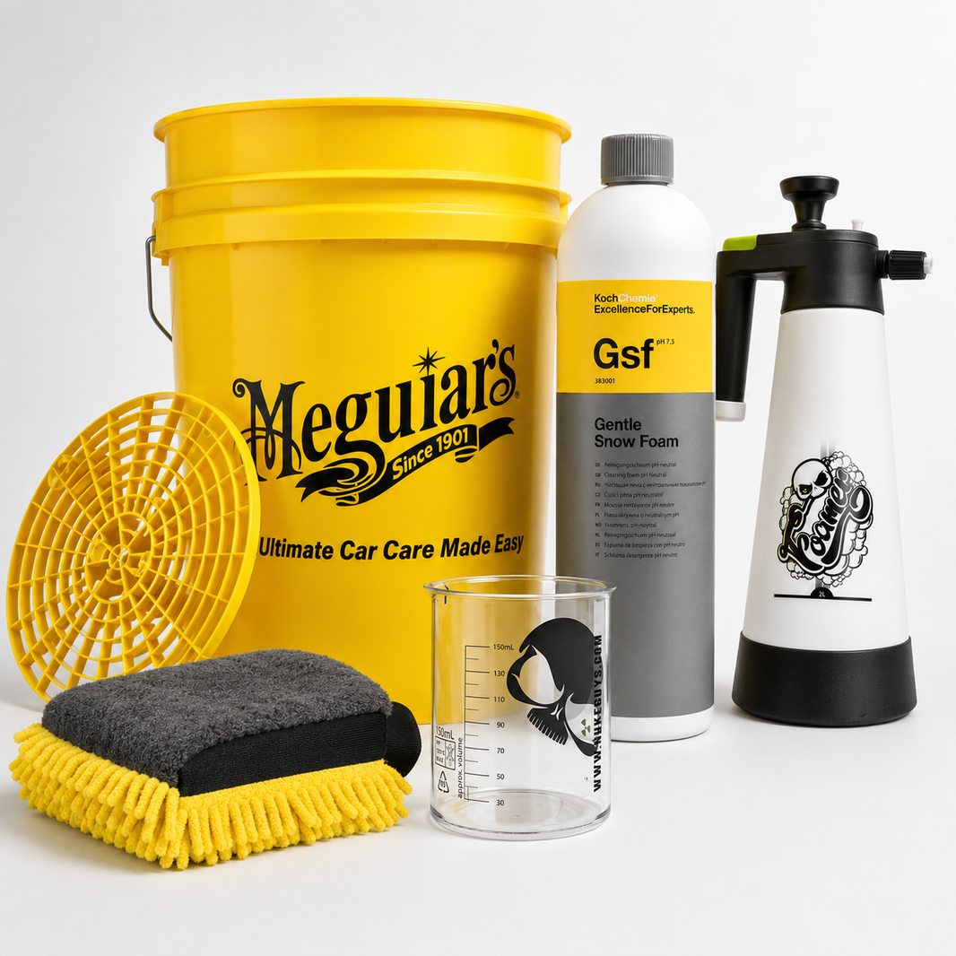 Snow Foam Waschen Set 6-teilig – Koch Chemie GSF + Foamer + Eimer + Grit Guard + Handschuh + Messbecher