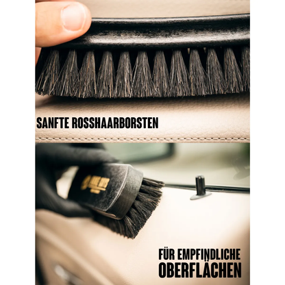 Nuke Guys Leder- und Textilbürste Set