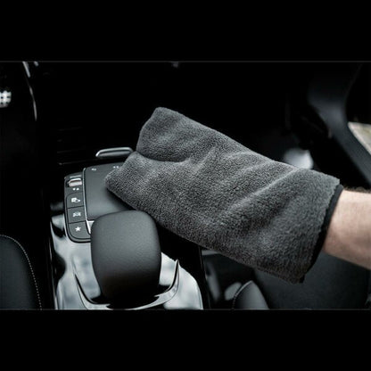
mikrofaser handschuh auto detailpflege grau