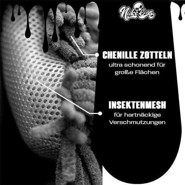 Chenille Waschschwamm Auto Reinigung Anwendung Detail