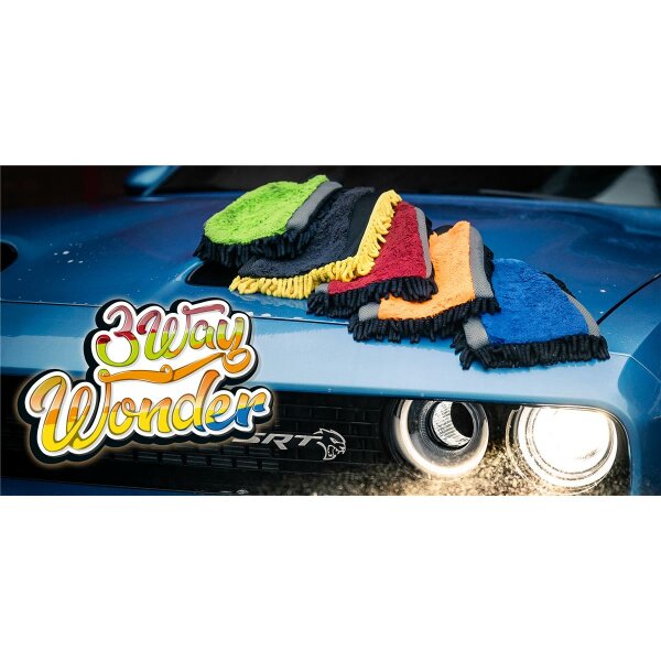 Nuke Guys 3 Way Wonder Waschhandschuh Anwendung Auto
