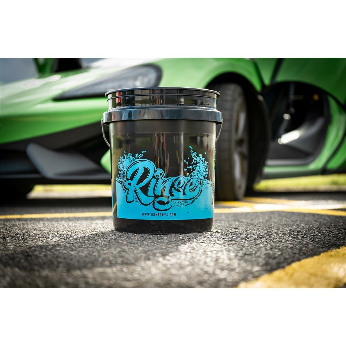 rinse bucket auto waschhandschuh ausspuelen