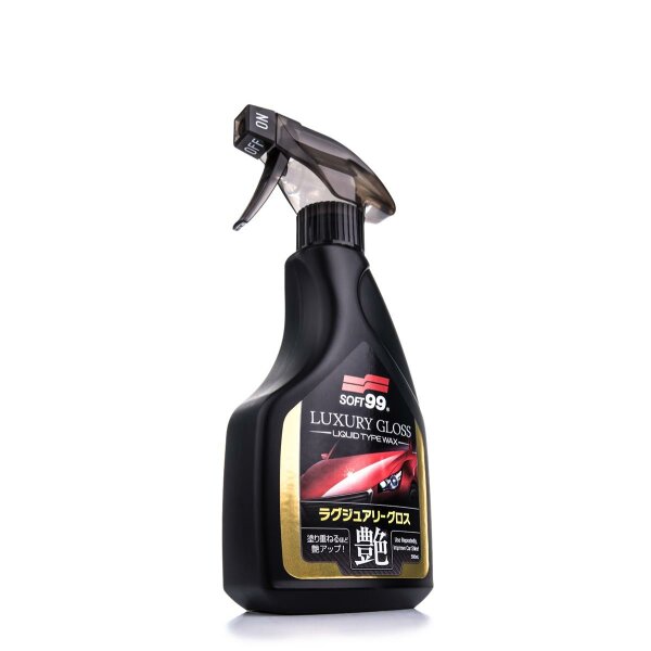 Soft99 Luxury Gloss Glanzverstärker Lackreiniger mit Wachszusatz, Sprühwachs, lackschonend, 500 ml