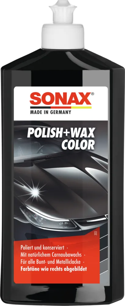 SONAX Polish+Wax Color schwarz 500ml