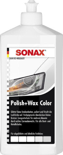 SONAX Polish+Wax Color weiß 500ml